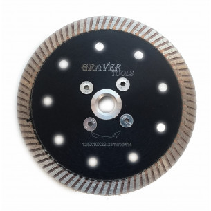 Диск отрезной для гранита 125 мм с фланцем М14