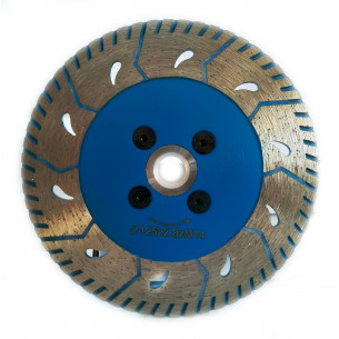 Алмазный зачистной сухорез MULTI 125мм на фланце для гранита, габбро