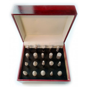 Набор алмазных фрез для резьбы по камню