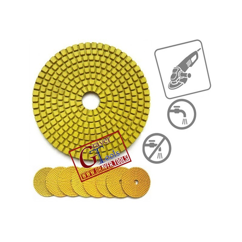 Полировальные гибкие круги Diaflex комплект Полировальные гибкие круги Diaflex комплект
