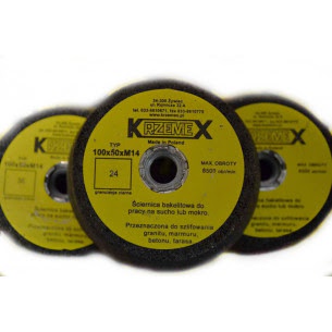 Абразивна шарошка "KRZEMEX" для каменю 100х50 мм