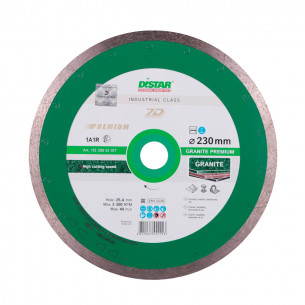 Круг алмазный отрезной 1A1R 230x1,7x10x25,4 Granite Premium