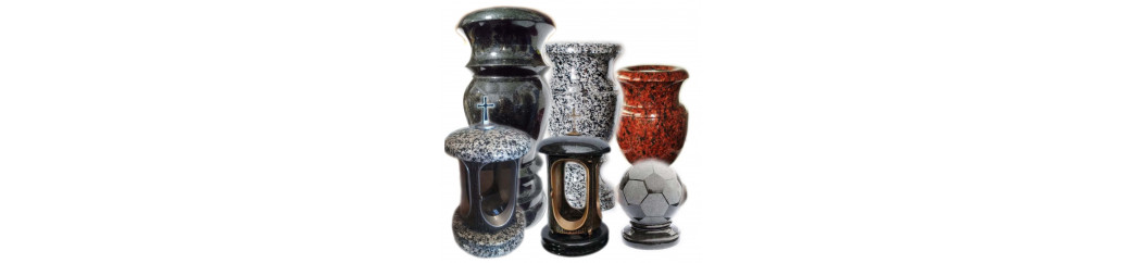 Декор для памятников - вазы, лампадки шары купить в Украине Доставка