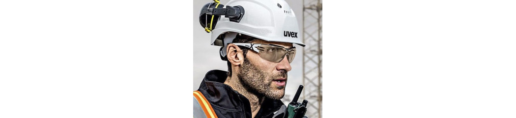 Захисні окуляри та шумоподавлюючі навушники для будівництва  Ціна